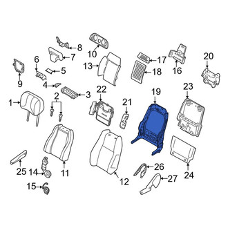 Land Rover OE - Front Right Seat Back Frame