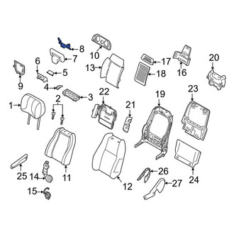 Land Rover OE - Left Video Monitor Bracket