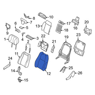 Land Rover OE - Front Left Seat Back Cushion