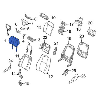 Land Rover OE - Front Left Headrest