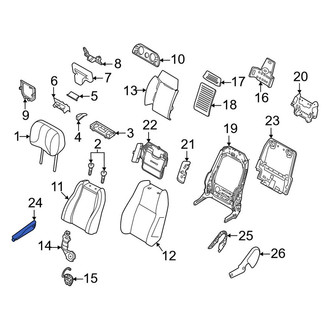 Land Rover OE - Front Left Seat Armrest