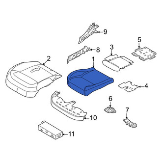 Land Rover OE - Front Left Seat Cover