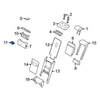 Land Rover OE - Center Seat Back Cushion Bracket