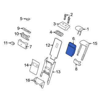 Land Rover OE - Center Seat Armrest