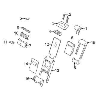 Land Rover OE - Seats & Tracks - Second Row Seats (60/40 Seat, Center Armrest)