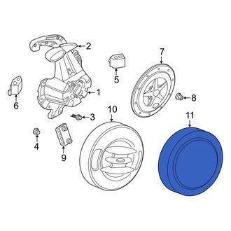 Land Rover OE - Spare Tire Cover