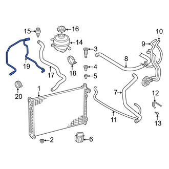 Land Rover OE - Front Engine Coolant Pipe