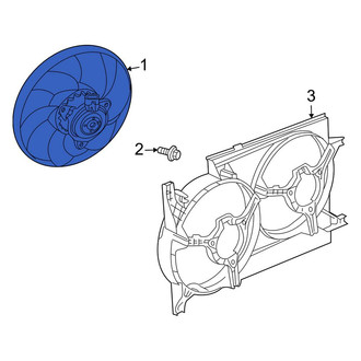 Land Rover OE - Engine Cooling Fan Assembly