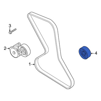 Land Rover OE - Accessory Drive Belt Idler Pulley