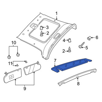 Land Rover OE - Rear Roof Opening Trim