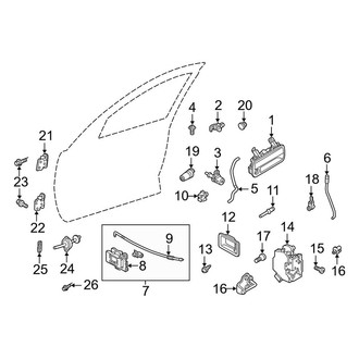 Land Rover OE - Door - Lock & Hardware (2 Doors)