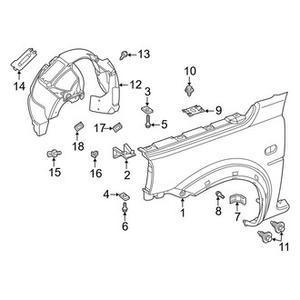 Land Rover OE - Fender & Components