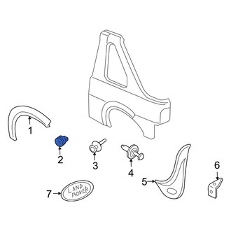 Land Rover OE - Rear Fender Flare Clip