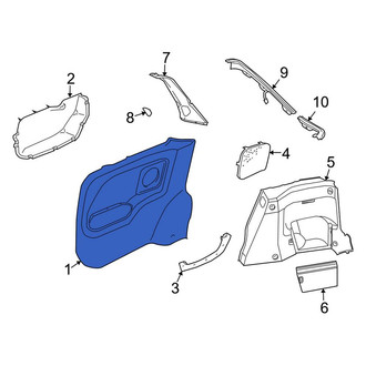 Land Rover OE - Rear Left Interior Quarter Panel Trim Panel