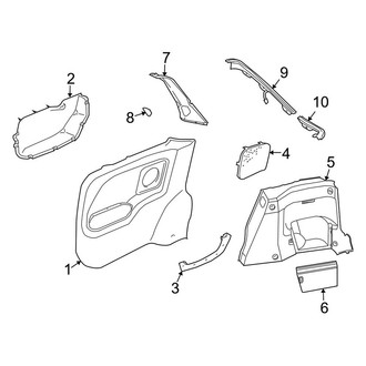 Land Rover OE - Quarter Panel - Interior Trim (2 Doors)