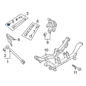 Land Rover OE - Rear Inner Suspension Track Bar Bushing