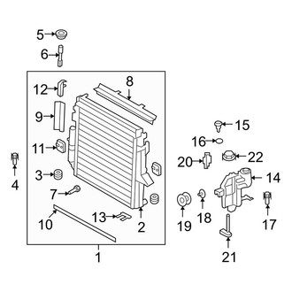 Land Rover OE - Cooling - Radiator & Components (4.4L)
