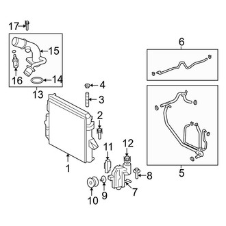Land Rover OE - Cooling - Radiator & Components (4.0L)