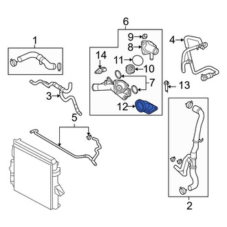 Land Rover OE - Engine Coolant Outlet Flange
