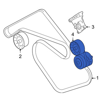 Land Rover OE - Accessory Drive Belt Tensioner Assembly