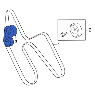 Land Rover OE - Accessory Drive Belt Tensioner Assembly