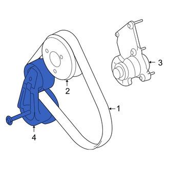 Land Rover OE - Accessory Drive Belt Tensioner Assembly