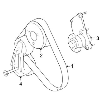 Land Rover OE - Cooling - Belts & Pulleys (Secondary), (4.4L)