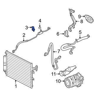 Land Rover OE - A/C Refrigerant Pressure Sensor