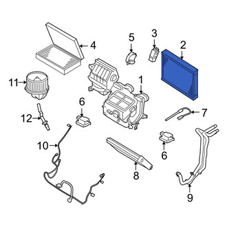 Land Rover OE - Front A/C Evaporator Core
