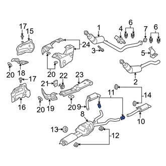 Land Rover OE - Exhaust Muffler Clamp