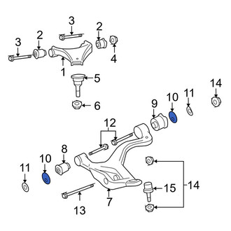 Land Rover OE - Front Inner Suspension Control Arm Washer