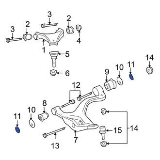 Land Rover OE - Front Outer Suspension Control Arm Washer