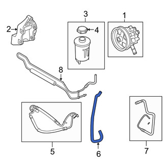Land Rover OE - Power Steering Return Hose