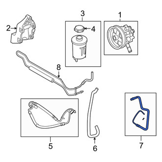 Land Rover OE - Power Steering Return Hose