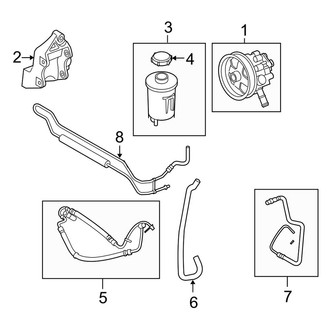 Land Rover OE - Steering Gear & Linkage - Pump & Hoses