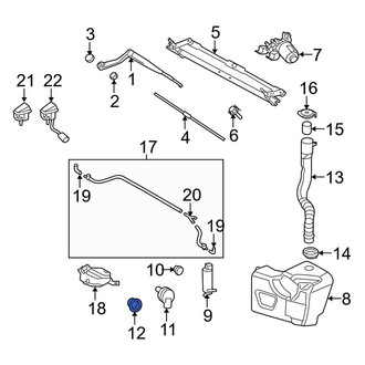 Land Rover OE - Washer Fluid Level Sensor Seal
