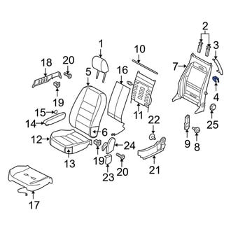 Land Rover OE - Left Interior Grab Bar Cap