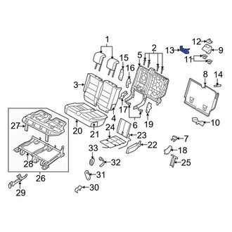 Land Rover OE - Seat Back Panel Cap