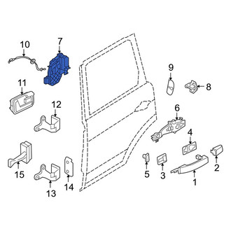 Land Rover OE - Front Right Door Latch Assembly