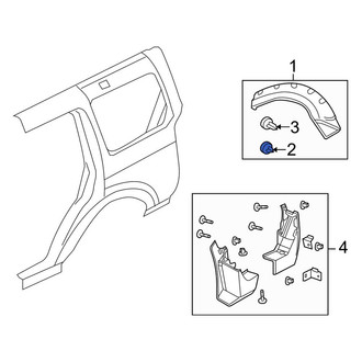 Land Rover OE - Fender Flare Clip