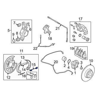 Land Rover OE - Drum Brake Adjusting Spring Kit