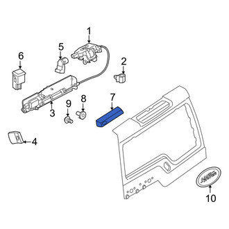 Land Rover OE - Rear Outer Liftgate Latch Handle
