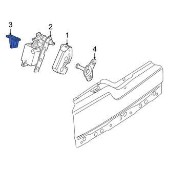 Land Rover OE - Rear Upper Tailgate Striker Plate