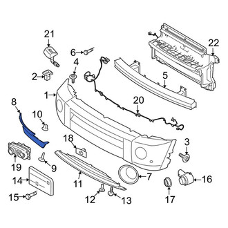 Land Rover OE - Front Left Spoiler