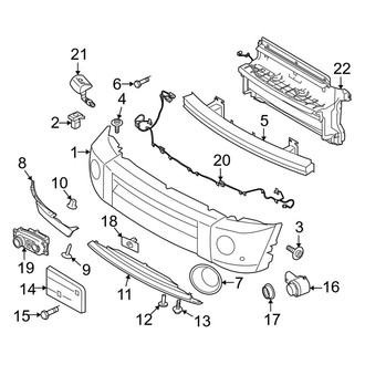 Land Rover OE - Front Bumper - Bumper & Components