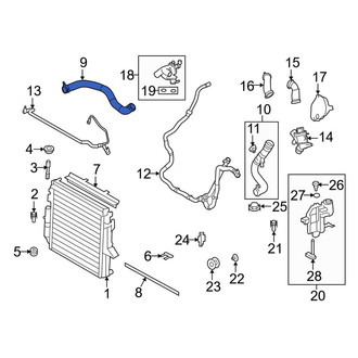 Land Rover OE - Upper Radiator Coolant Hose
