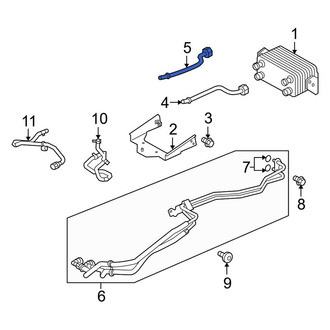 Land Rover OE - Automatic Transmission Oil Cooler Tube