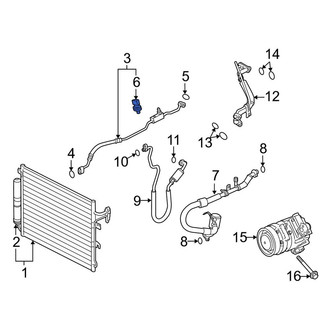 Land Rover OE - A/C Refrigerant Pressure Sensor