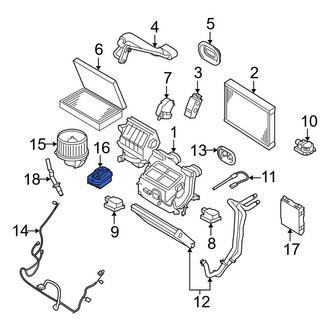 Land Rover OE - Front HVAC Blower Motor Resistor