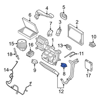 Land Rover OE - Left HVAC Blend Door Actuator